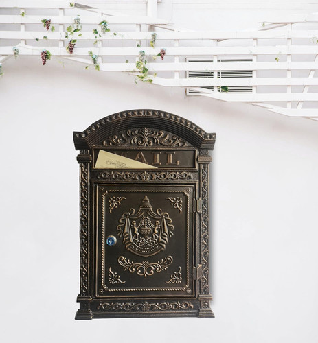 Decorative lock mailbox - decorative,