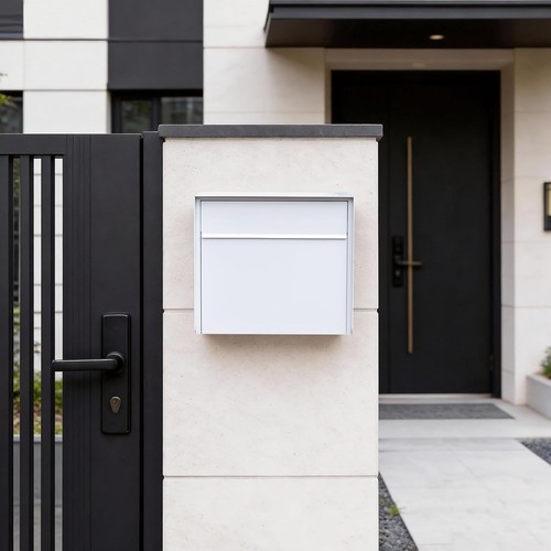 Wall mount mailbox for house - for,