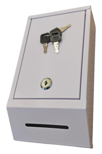 White wall mount locking - white,