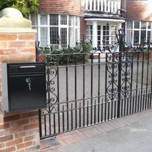 Outdoor mailbox locking wall - outdoor,