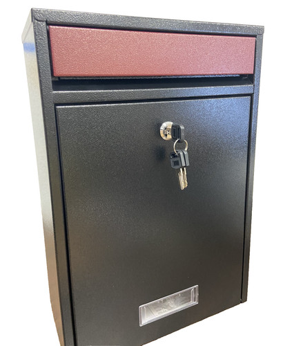 Wall mount locking mailbox - wall,