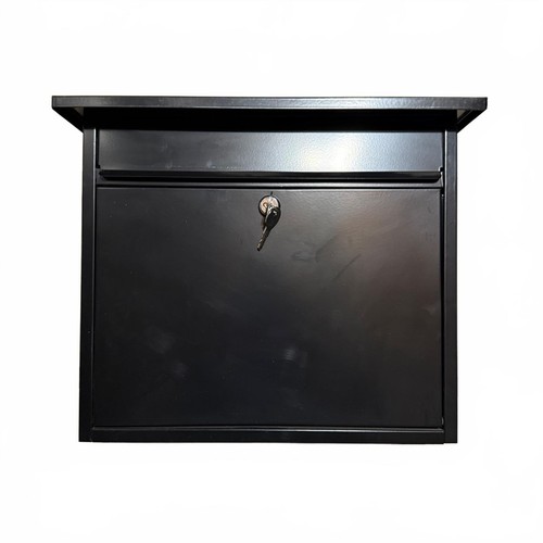 Black metal wall mounted - black,
