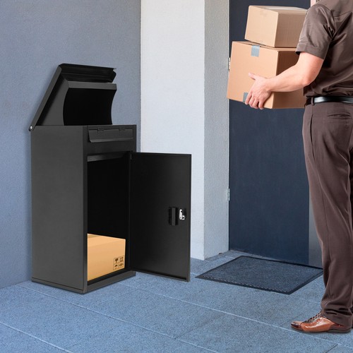 Wall mounted parcel drop - parcel, box