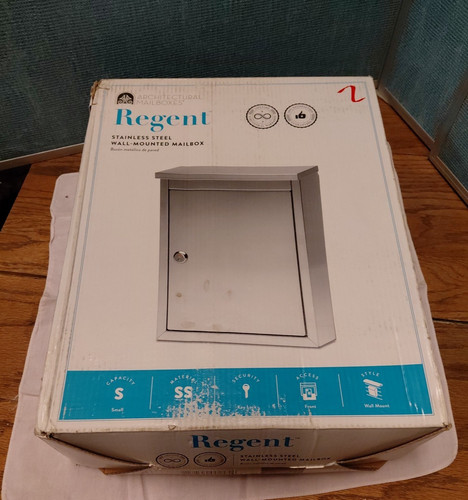 Mailbox regent stainless steel - stainless,