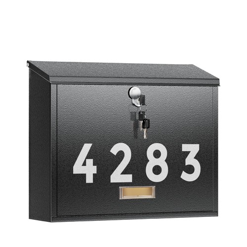 Locking wall mount mailbox - locking, wall~mount