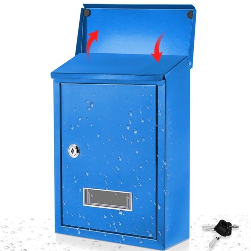 Blue wall mount locking - wall,