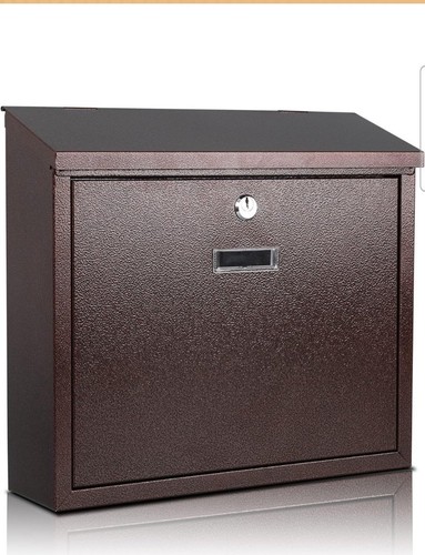 Locking mailbox wall mounted - locking,