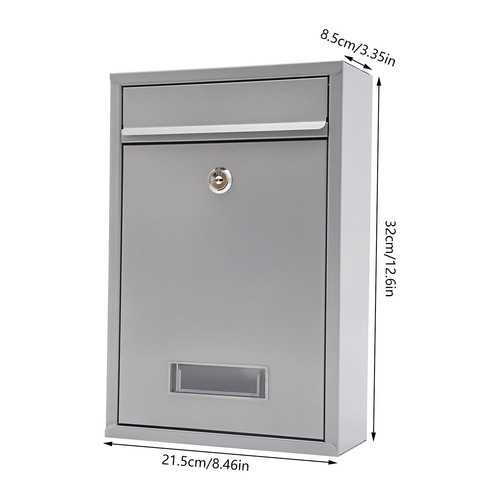 Wall mount mailbox metal - mailbox,
